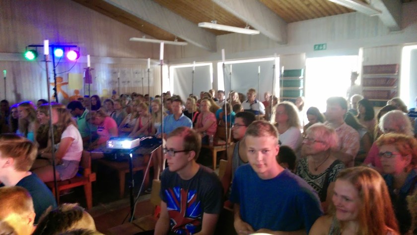 Storsamling på besöksdagen